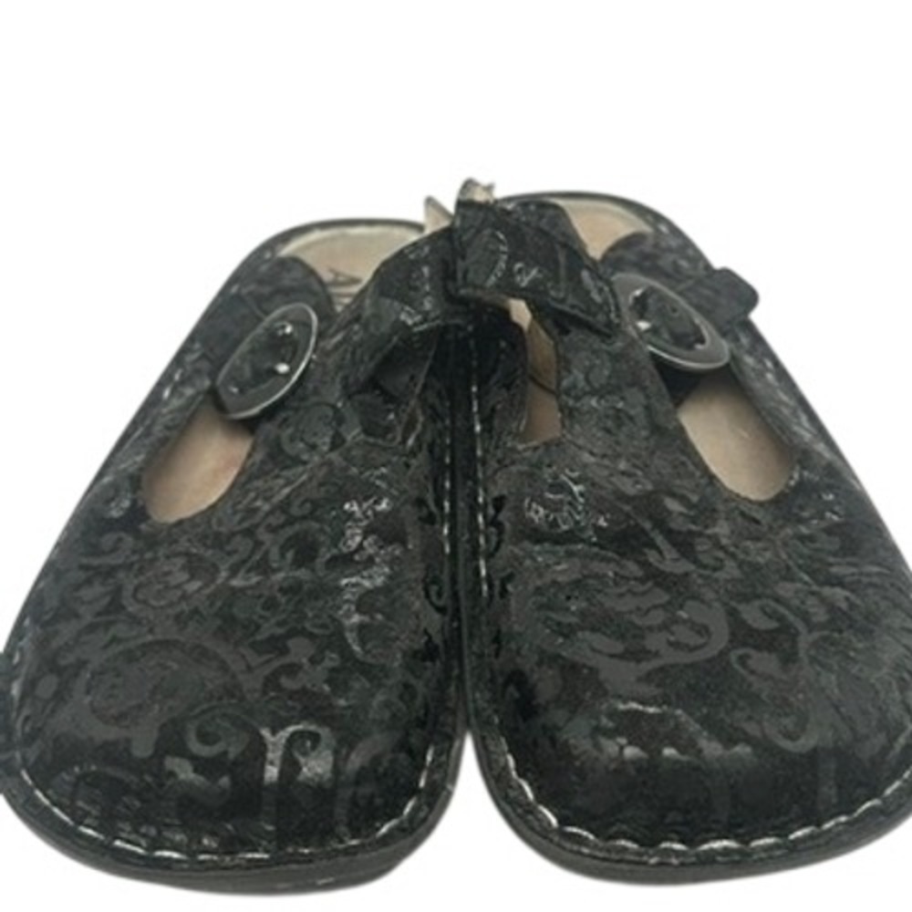 Alegria PG Lite Black Tooled Clog‎ Mule Size 38 Comfort